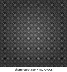 Vector geometric black, white and gray flat seamless pattern.