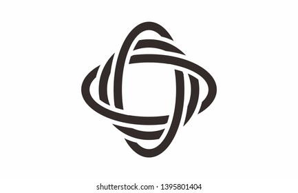 Vector geometric Classic circle symbol
