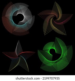 vector geometric collection images design