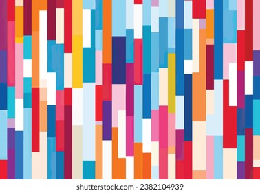 vector Geometric Color Harmony. Colorful vector. Colorful design. 