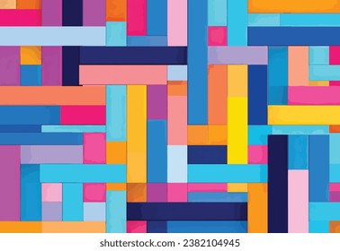 vector Geometric Color Harmony. Colorful vector. Colorful design. 