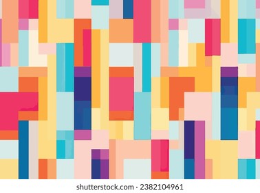 vector Geometric Color Harmony. Colorful vector. Colorful design. 