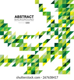 Vector geometric color shapes, abstract background, flyer or brochure template.