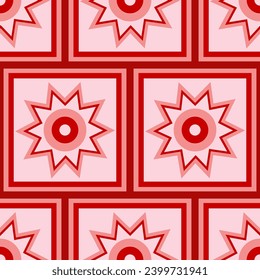 Vector - geometric colored image, seamless pattern.