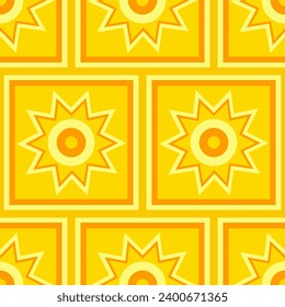 Vector - geometric colored image, seamless pattern.