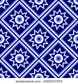 Vector - geometric colored image, seamless pattern.