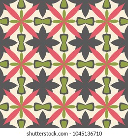 Vector geometric colorful pattern