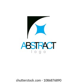 Vector geometric conceptual shape can be used as business innovation idea creative icon.