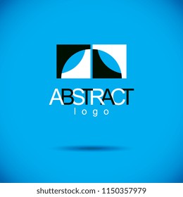 Vector geometric conceptual shape can be used as business innovation idea creative icon.