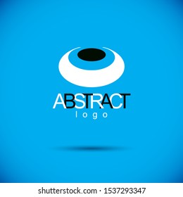 Vector geometric conceptual shape can be used as business innovation idea creative icon.