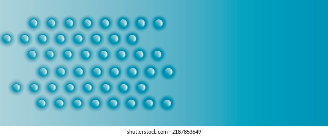 Vector geometric drops for template and layout covering on color background