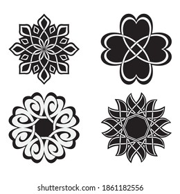 vector geometric elements for design - set