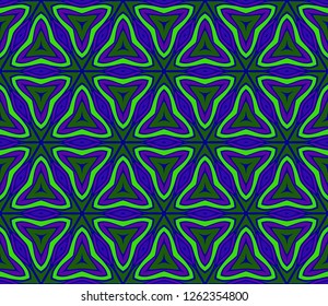Vector Geometric Ethnic Ornament. Repeating Sample Figure And Line. For Fashion Interiors Design, Wallpaper, Textile Industry.