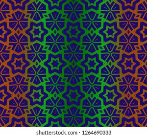 Vector Geometric Ethnic Ornament. Repeating Sample Figure And Line. For Fashion Interiors Design, Wallpaper, Textile Industry.