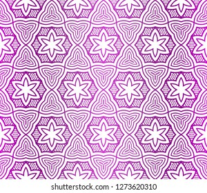Vector Geometric Ethnic Ornament. Repeating Sample Figure And Line. For Fashion Interiors Design, Wallpaper, Textile Industry.