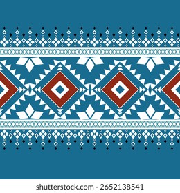 Vetor Geometric Étnica padrão contínuo.Tecido tribal ameríndio,Azect,Batik,rung,draw,cross 
