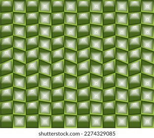 vector geometric fields with shades of green for design needs, textiles and others