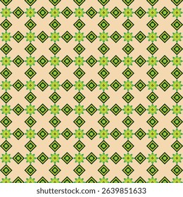 Vector Geometric Floral Arrangement Drawing 