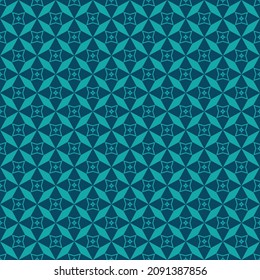 Vector Geometric Floral pattern illustration for fabric and repitable printing.