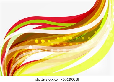 Vector geometric flowing lines abstract background. Vector template background for workflow layout, diagram, number options or web design