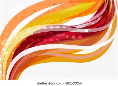 Vector geometric flowing lines abstract background. Vector template background for workflow layout, diagram, number options or web design