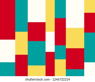vector geometric four colors background for brochure banner and publication