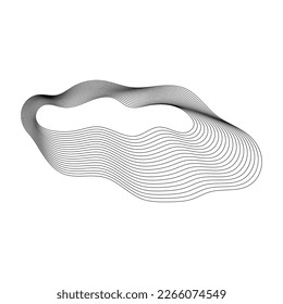 Vector Geometric Fractal Abstract Shape