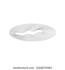 Vector Geometric Fractal Abstract Shape