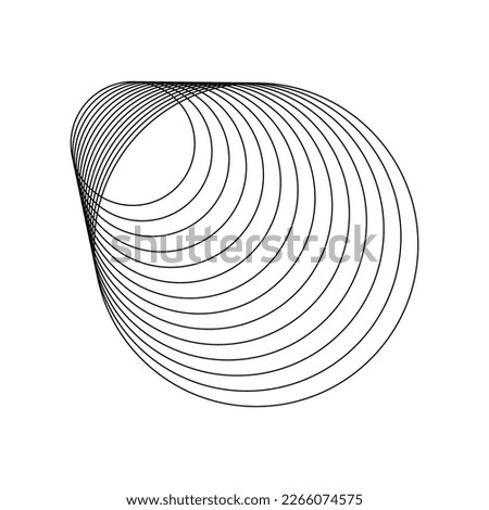 Vector Geometric Fractal Circles or Round