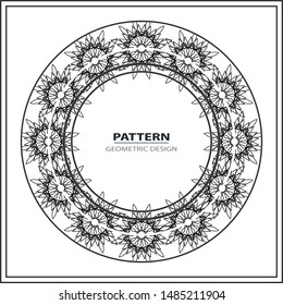 Vector geometric frame . Square vector abstract element for design.