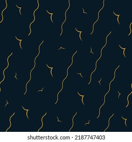 Vector geometric gold lines and shapes, seamless background. Excellent for fabric, scrapbooking, wallpaper projects, backgrounds, invitations, design projects.