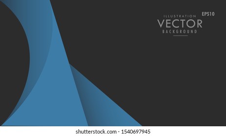 vector geometric graphic design modern background wallpaper for business, company, office, corporate, web, presentation, publication, advertising with blank  Side space template