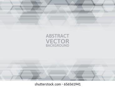 Vector geometric gray abstract background
