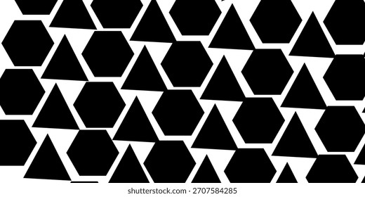 Vector geométrico Halftone Formas hexagonales Tecnología Oscilación Onda Fondo Abstractas. Patrón simple retro hexagonal