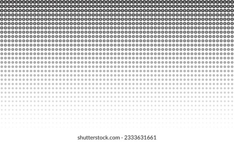 vector geometric halftone monochrome background. 