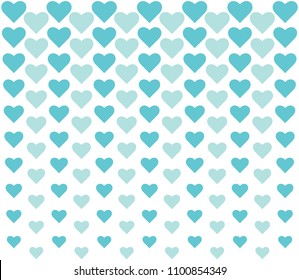 Vector Geometric Heart Background. Abstract cute pattern.