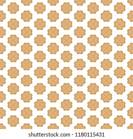 Vector Geometric Heart Background. Abstract cute seamless pattern.