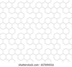 vector geometric hexagon seamless pattern background