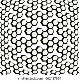 vector geometric hexagon seamless pattern background