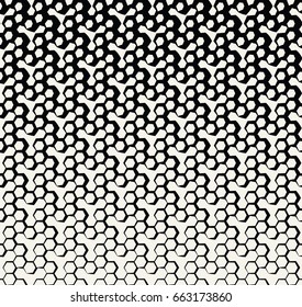 vector geometric hexagon seamless pattern background