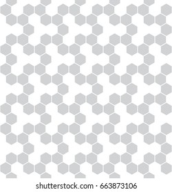 vector geometric hexagon seamless pattern background