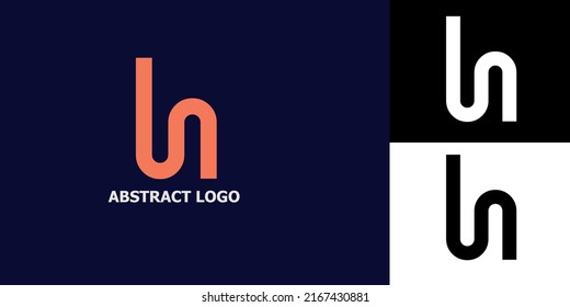 Icono Geométrico Vector Sencillo Resumen Moderno Logo Comercial Diseño Naranja