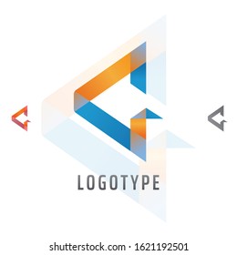 Vector Geometric, Isometric Typography, Letter G logo. Professional Business, Corporate Icon.