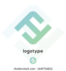 Vector Geometric Letters Logo, F, H, Y logo. Professional business, corporate identity icon.