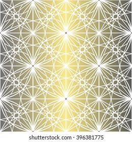 Vector geometric line art texture. Light ornamental seamless pattern of Circles Gird Triangles Squares Rhombus in vector. Abstract geometric light background with linear ornamental texture in vector