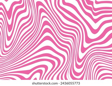 Vector geometric lines pattern. Abstract illustration  waves marbling  background, pink, purple, and black wallpaper graphic design.Wavy Swirl Seamless Pattern Groovy Background, Wallpaper, Print, fab