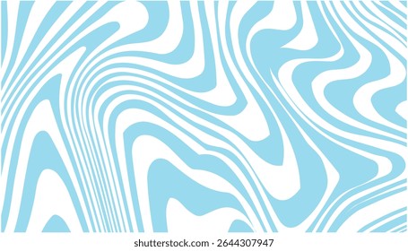 Vector geometric lines pattern. Abstract illustration waves marbling background, blue wavy wallpaper graphic design.