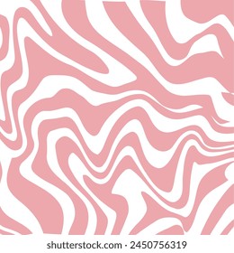 Vector geometric lines pattern.illustration pink waves marbling background, pink, wallpaper graphic design.Wavy Swirl Seamless Pattern Groovy Background, Wallpaper.