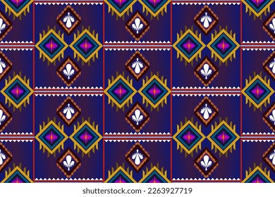Vector geometric lines seamless pattern. Modern texture with squares, rhombuses, stripes, chevron, embroidery ethnic, Simple abstract geometry.