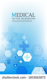 vector geometric medical  template design.
